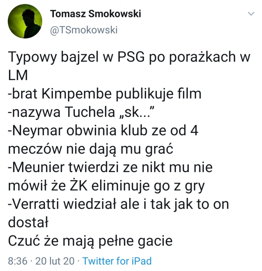 Sytuacja w PSG po PORAŻCE z Borussią Dortmund